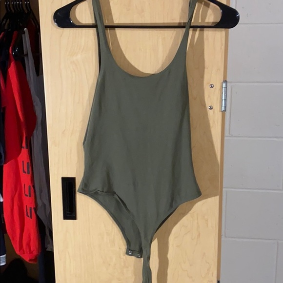 Army green bodysuit Clearance